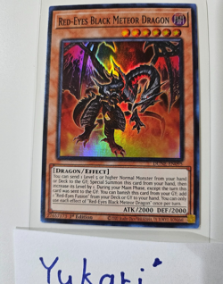 Red-Eyes Black Meteor Dragon (SR) DUNE-EN095 1st Edition Yugioh mint TCG - Image 1