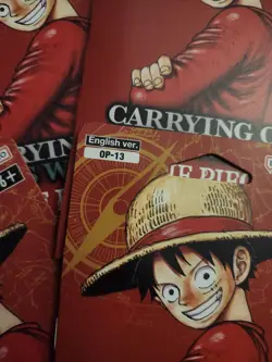 5x ENGLISH One Piece CCG: Carrying On His Will - Sleeved Booster Pack lot OP-13 - Image 2