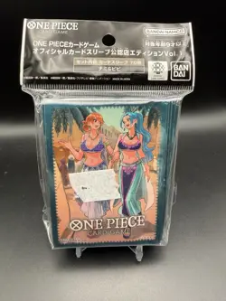 One Piece Official Card Sleeves Nami Vivi 70 Count - Image 1