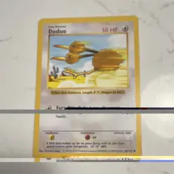 Pokemon TCG Doduo Base Set Shadowless 48/102 50 HP Common Regular English Card - Image 1