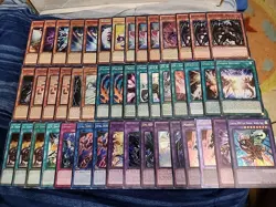 Yugioh 46 Card Hero Deck Core Infernal Rage En Shuffle Fusion Destiny Stratos - Image 1