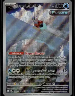 Iron Bundle Promo SV: Scarlet & Violet Promo Cards 066 Water Holo Pokemon Card - Image 1
