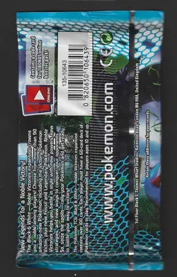 Pokemon "Noble Victories" 10-Card Sealed Booster Pack (Druddigon) X1 - Image 2