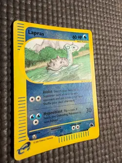 Pokemon Card Lapras Expedition 71/144 Reverse Holo MP - Image 2