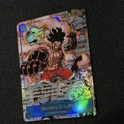 Monkey.D.Luffy OP11-118 Manga Rare Holo One Piece TCG Card - Image 4