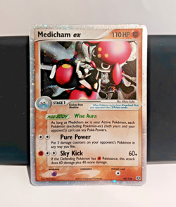 Medicham ex 95/106 EX Emerald 2005 Holo Rare Pokemon Card - Image 2