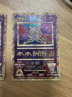2X Ancient Mew Pokemon Promo Holo Card – Movie 2000 DAMAGED FAST SHIPPING - Image 3
