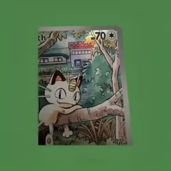 Illustration Rare Meowth (106/094) Phantasmal Flames Pokemon Card - Image 3