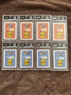 Pikachu Pokemon Card Taruka Round 1, 2 1st 2nd 3rd 4th Ooyama PSA 10 Sequential - Image 2