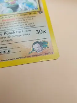 Giovanni's Machamp Challenge Holo Rare 6/132 Pokemon Card - WOTC 2000 - Image 2