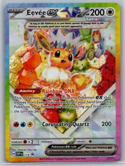 Eevee ex - Holo 174 SV: Scarlet & Violet Promo Cards Promo NM - Image 1