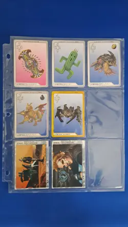 1999 FINAL FANTASY VIII TRIPLE TRIAD - 5 cards + 2 trading cards - Image 3