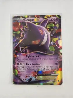 Pokemon TCG Gengar EX 34/119 Phantom Forces Ultra Rare Card - Image 1