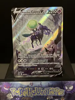 Pokemon Card Shadow Rider Calyrex V 172/198 Chilling Reign Full Art NM - Image 1