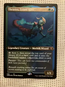 Thrasios, Triton Hero (Foil Etched) Commander Legends Foil - Image 1