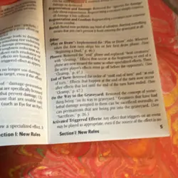 Magic: The Gathering Mirage Rulebook, Wizards of the Coast, 1996 - Image 2