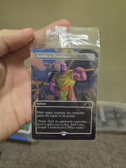 Swords to Plowshares - Mint Foil Borderless - MTG Magic the Gathering - Image 1