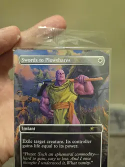 Swords to Plowshares - Mint Foil Borderless - MTG Magic the Gathering - Image 3