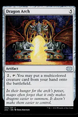 Dragon Arch U Double Masters 2022 305 NM - Image 1