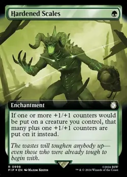 Hardened Scales - Surge Foil Extended Art PIP LP MTG - Image 1