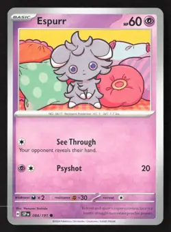 Espurr Common SSP 084/191 NM Pokemon TCG - Image 1
