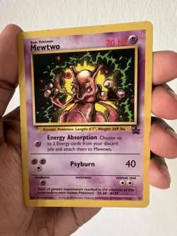Mewtwo ⭐ 14 Wizards Black Star Promo Vintage WOTC 1999 Pokemon LP/MP - Image 1