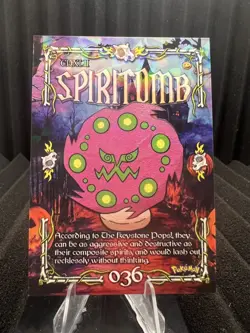 Spiritomb #36 - Cracked Ice Holo - Prisma Trick or Treat Cards - Pokemon - Image 1