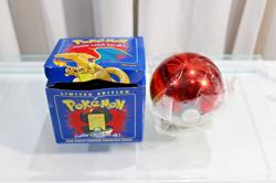 23K Gold Plated CHARIZARD Trading Card 1999 Burger King Pokemon NEW SEALED Ball - Image 1