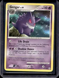 2007 Pokemon Diamond & Pearl Gengar #27/130 - Image 1