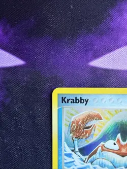 Pokemon TCG Krabby Common Crystal Guardians Stamped 054/100 NM/LP - Image 2