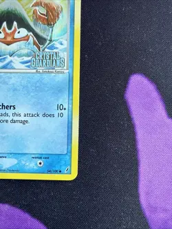 Pokemon TCG Krabby Common Crystal Guardians Stamped 054/100 NM/LP - Image 4