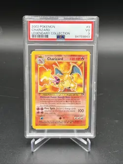 2002 POKEMON LEGEND COLL #3 CHARIZARD PSA 3 - Image 1
