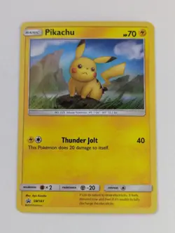 Pokemon Pikachu SM183 - Black Star Promo LP - Image 1