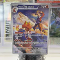 Pokemon TCG Ethan's Magcargo 222/217 Ascended Heroes Illustration Rare Full Art - Image 1