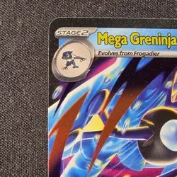 Pokemon TCG- Mega Greninja ex - 022/086 - ME04: Chaos Rising (CRI) Double Rare - Image 3