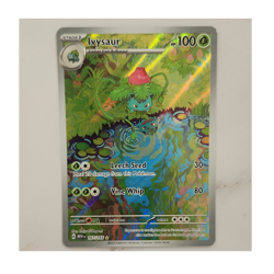 Pokemon Ivysaur 167/165 Illustration Rare Full Art Holo SV 151 2023 mint - Image 1