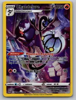 Chandelure TG04/TG30 Holo Lost Origin Trainer Gallery Pokemon Holo NM - Image 1