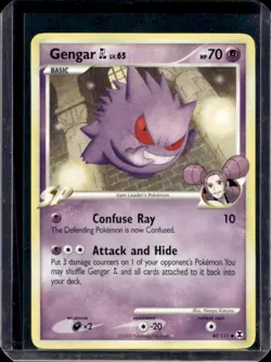 2009 Pokemon Platinum Rising Rivals Gengar Pokemon #40/111 - Image 1