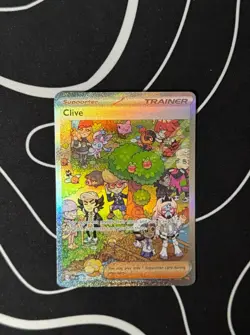 2024 Pokemon Paldean Fates Clive SIR #236/091 Special Illustration Rare NM - Image 1