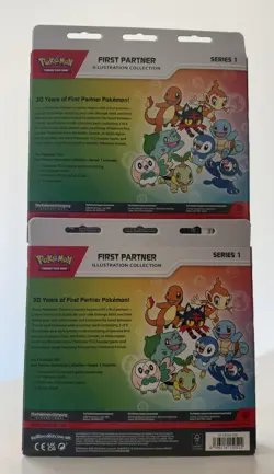 Lot of 2 Pokemon TCG First Partner Illustration Collection (Series 1) 2026 - Image 2