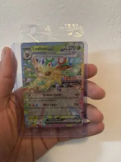 Pokemon TCG Leafeon ex - 006/131 (Prismatic Evolutions Stamp) Promo Card SEALED - Image 1