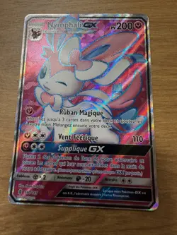 Carte Pokemon Nymphali GX 140/145 Gardiens Ascendants Full Art FR FAST SHIPPING - Image 1