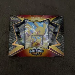 Pokemon TCG Shining Fates Pikachu V Collection Box - NEW FACTORY SEALED - Image 1