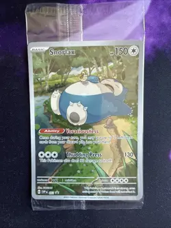 Snorlax SVP EN 051 Black Star Promo Scarlet & Violet Pokemon 151 Card - SEALED - Image 1