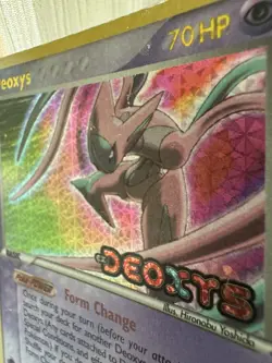 Pokemon TCG Deoxys (Attack Forme) 17/107 Reverse Holo Rare Stamp Eng 2005 - Image 2