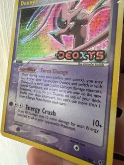 Pokemon TCG Deoxys (Attack Forme) 17/107 Reverse Holo Rare Stamp Eng 2005 - Image 4