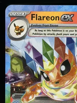 Flareon EX 014/131 Pokemon Prismatic Evolutions Double Rare - Image 3