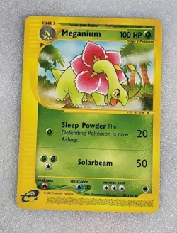 Meganium 53/165 MP/HP Non-Holo Rare Expedition E Series Pokemon TCG - Image 1