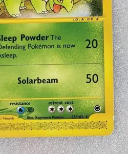 Meganium 53/165 MP/HP Non-Holo Rare Expedition E Series Pokemon TCG - Image 5
