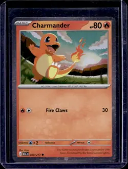2026 Pokemon Ascended Heroes Charmander Common #020/217 - Image 1